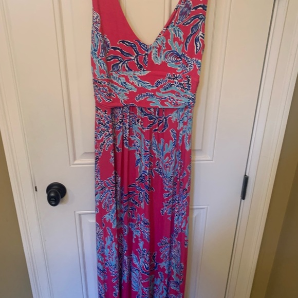 Lilly Pulitzer Dresses & Skirts - Lilly Pulitzer Pink and Blue Patterned Dress